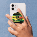 Oscar Piastri Australian GP Helmet 2025 Phone Grip F1 inspired design