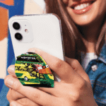 Oscar Piastri Australian GP Helmet 2025 Phone Grip F1 inspired design