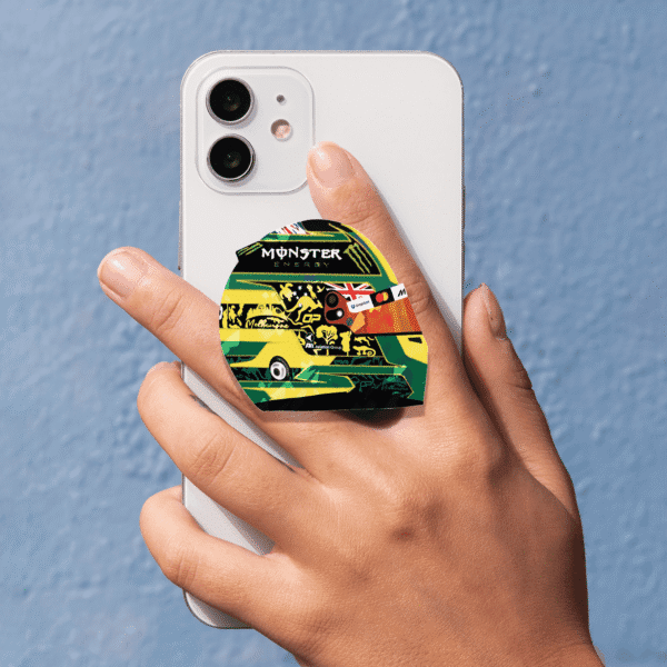 Oscar Piastri Australian GP Helmet 2025 Phone Grip F1 inspired design