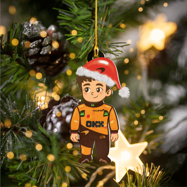 Formula 1 Lando Norris Christmas Ornament