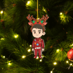 Charles Leclerc F1 christmas decoration acrylic ornaments