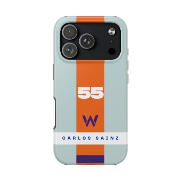 Carlos Sainz Williams F1 Gulf Livery 2025 phone case
