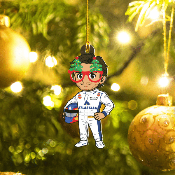 Carlos Sainz F1 Christmas Decoration Acrylic ornaments