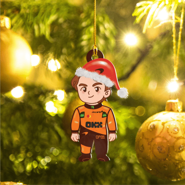 Oscar Piastri F1 Christmas Decoration Acrylic Ornaments