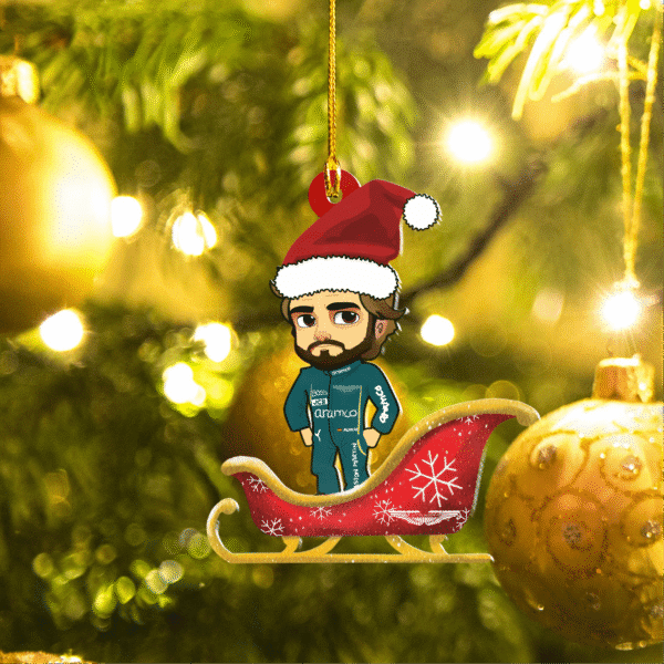 Fernando alonso F1 christmas decorations acrylic ornaments