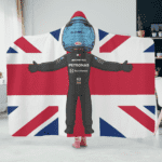 George Russell Racing Hoodie Blanket