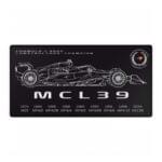 McLaren 2025 Constructors Championship desk mat with MCL39 car