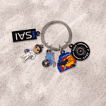 Carlos Sainz F1 5 Charms Keychain