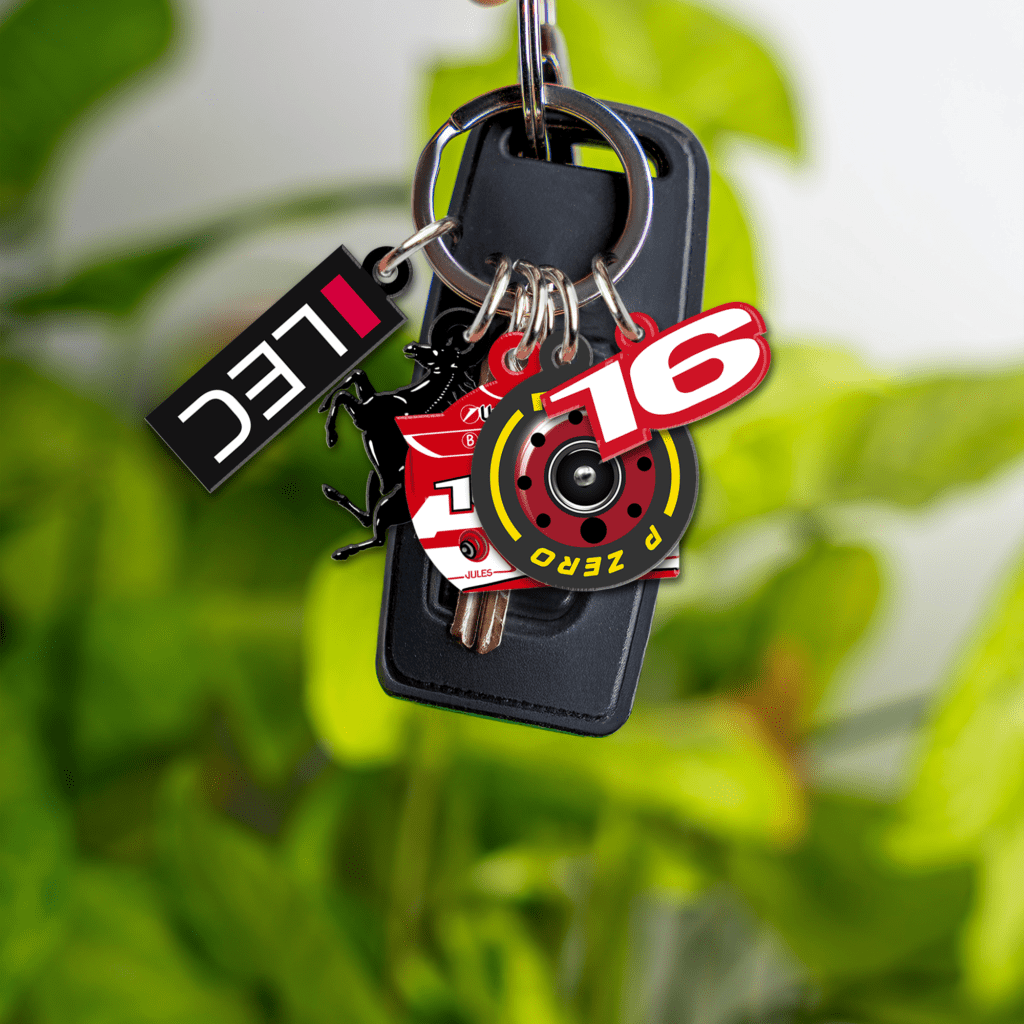 Charles Leclerc keychain - Lifestyle Shot 1