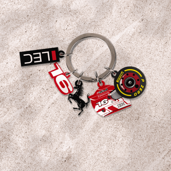 Charles Leclerc F1 keychain - Main View